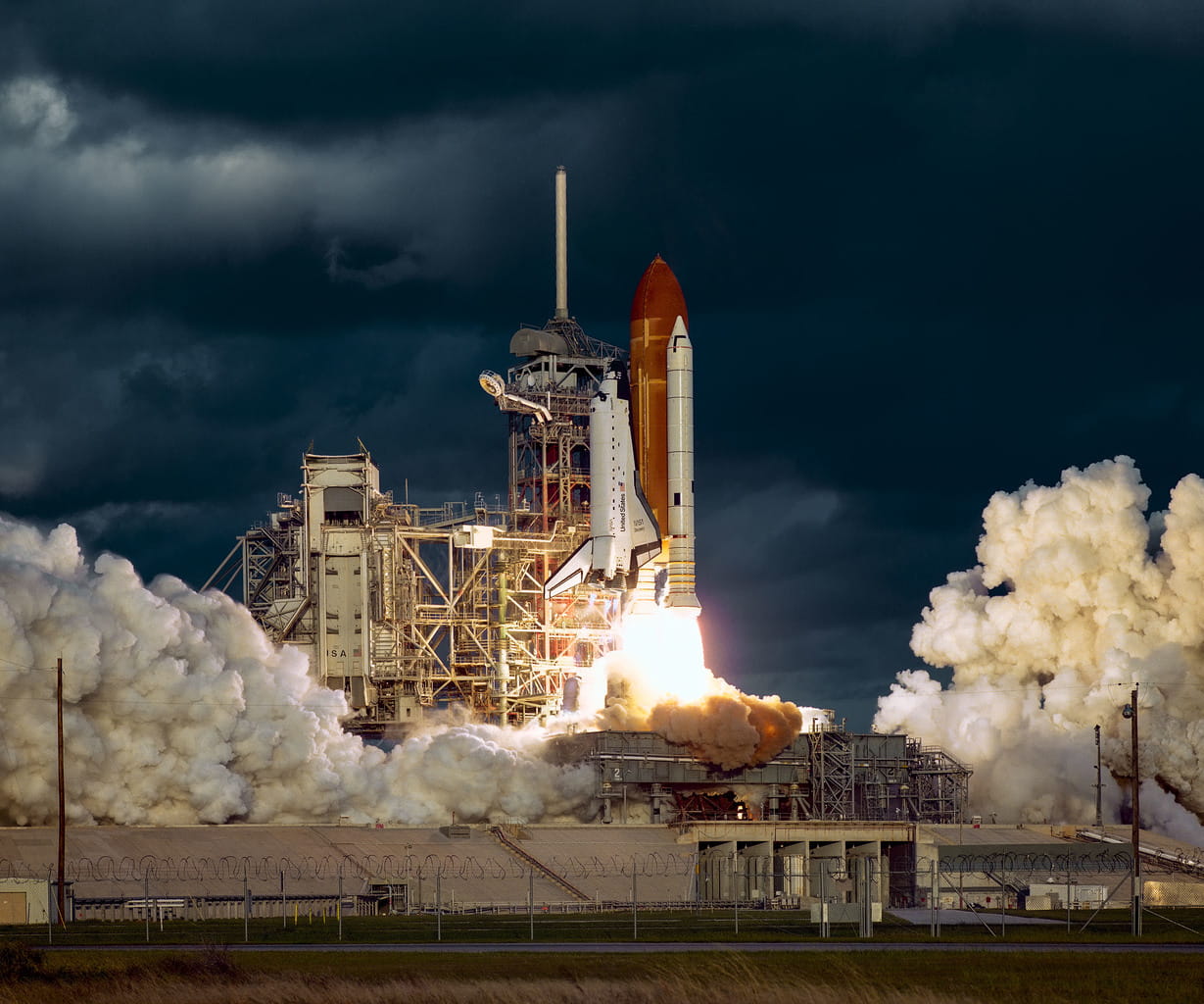 Discovery Mission 51A - Launch Complex 39A Remote Site 1 - 1984