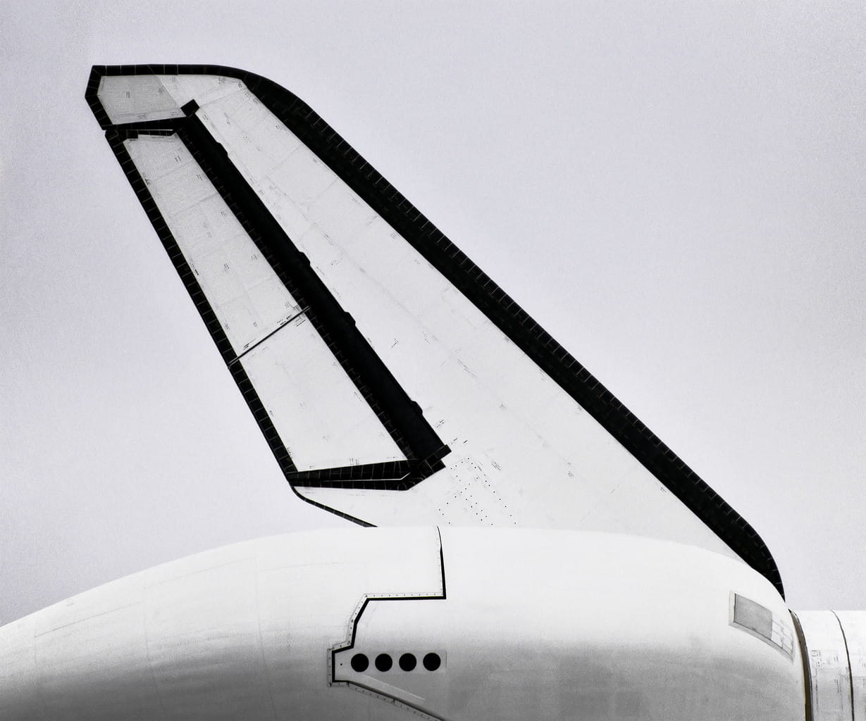 Atlantis Arrival - Vertical Stabilizer - Kennedy Space Center - 1985