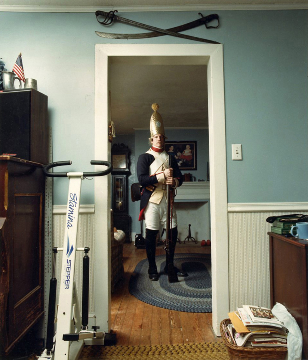 <em>Todd Gerding as a Hessian Soldier, Richboro, PA,</em> 1991