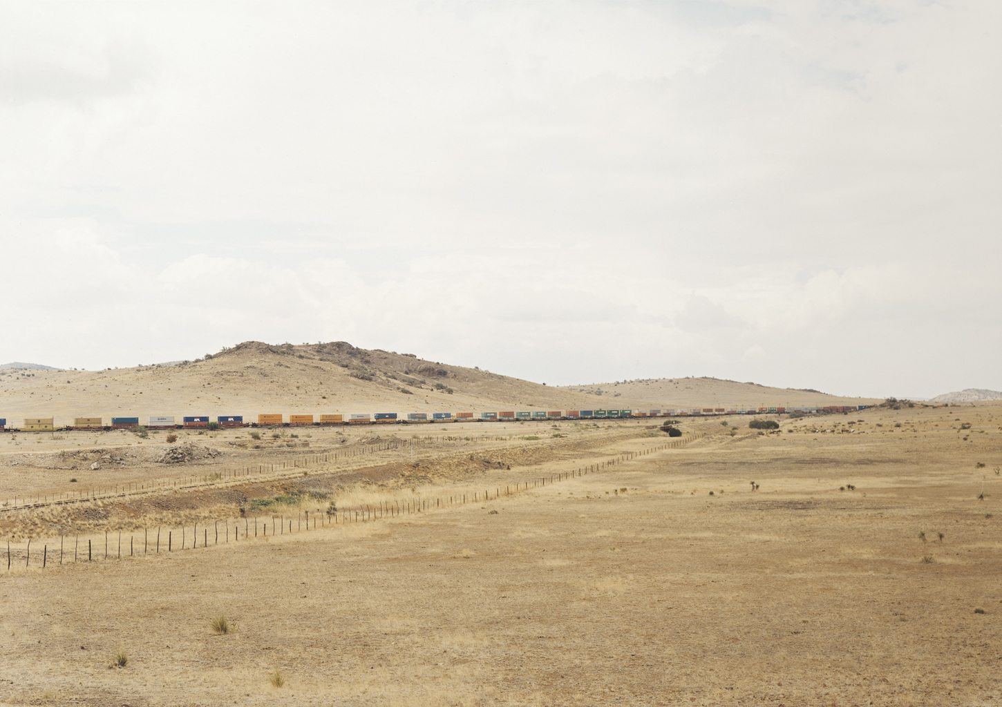 Untitled (Moving Container Train). Marfa, Texas, 2002 © Victoria Sambunaris