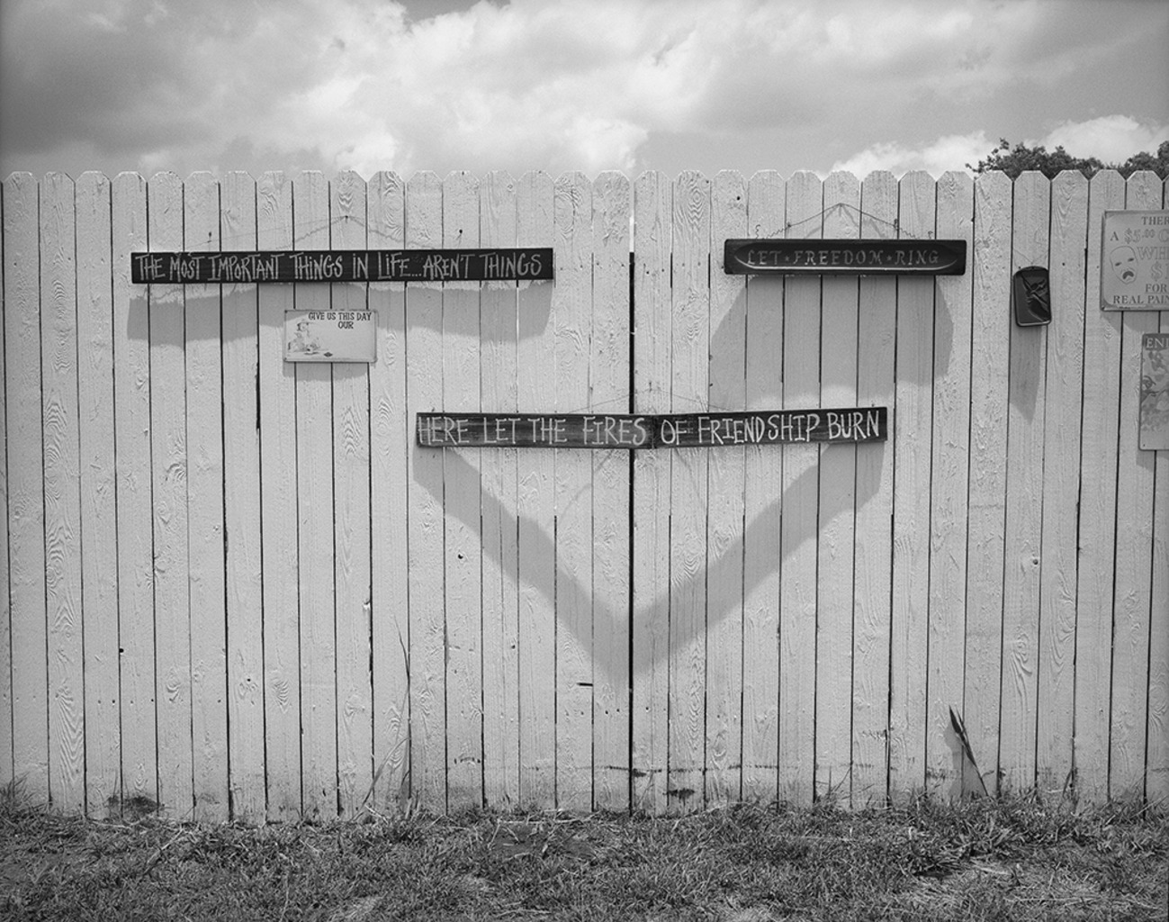 Yvonne Bisbee’s fence, Atascosa, CA