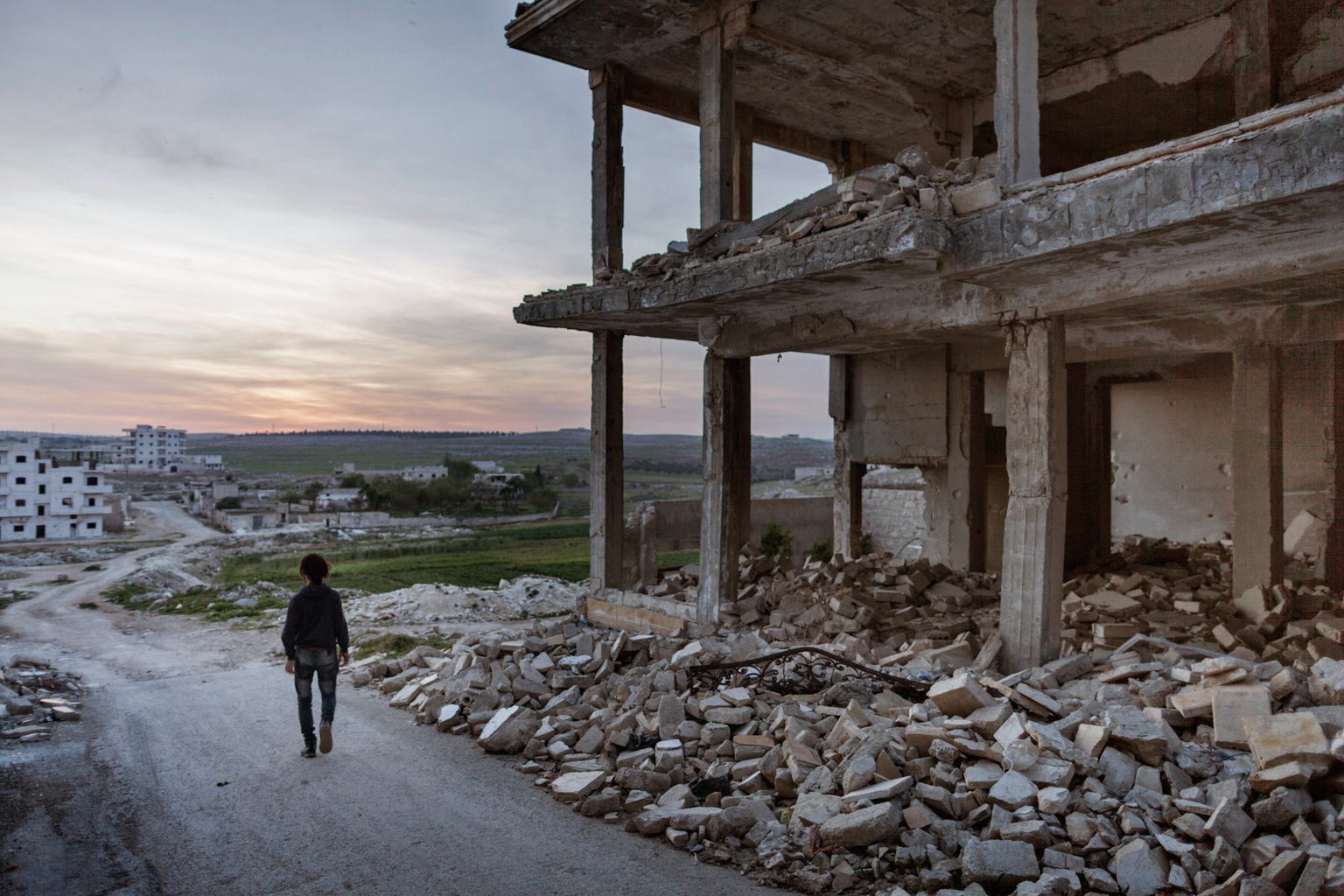 April 5, 2014, Maarat al-Numaan, Idlib.