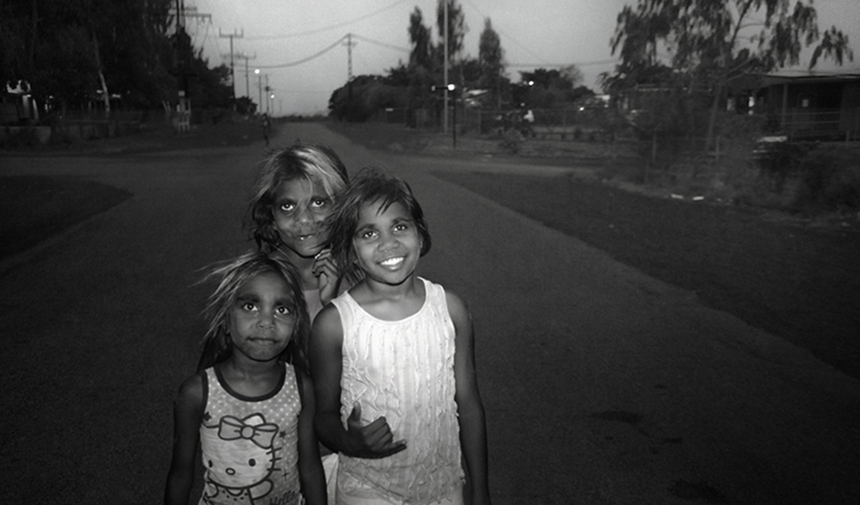 Three Warlpiri Girls (Lajamanu Community NT, June 2015)