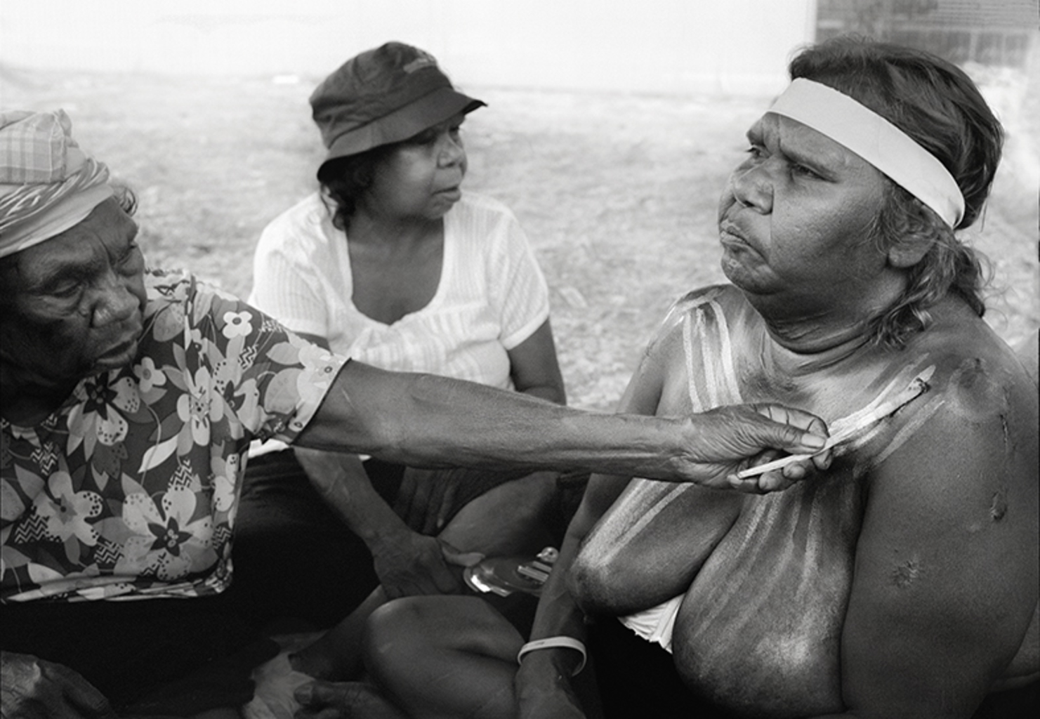 Elders Preparing for Ceremony (Lajamanu Community NT, November 2013)