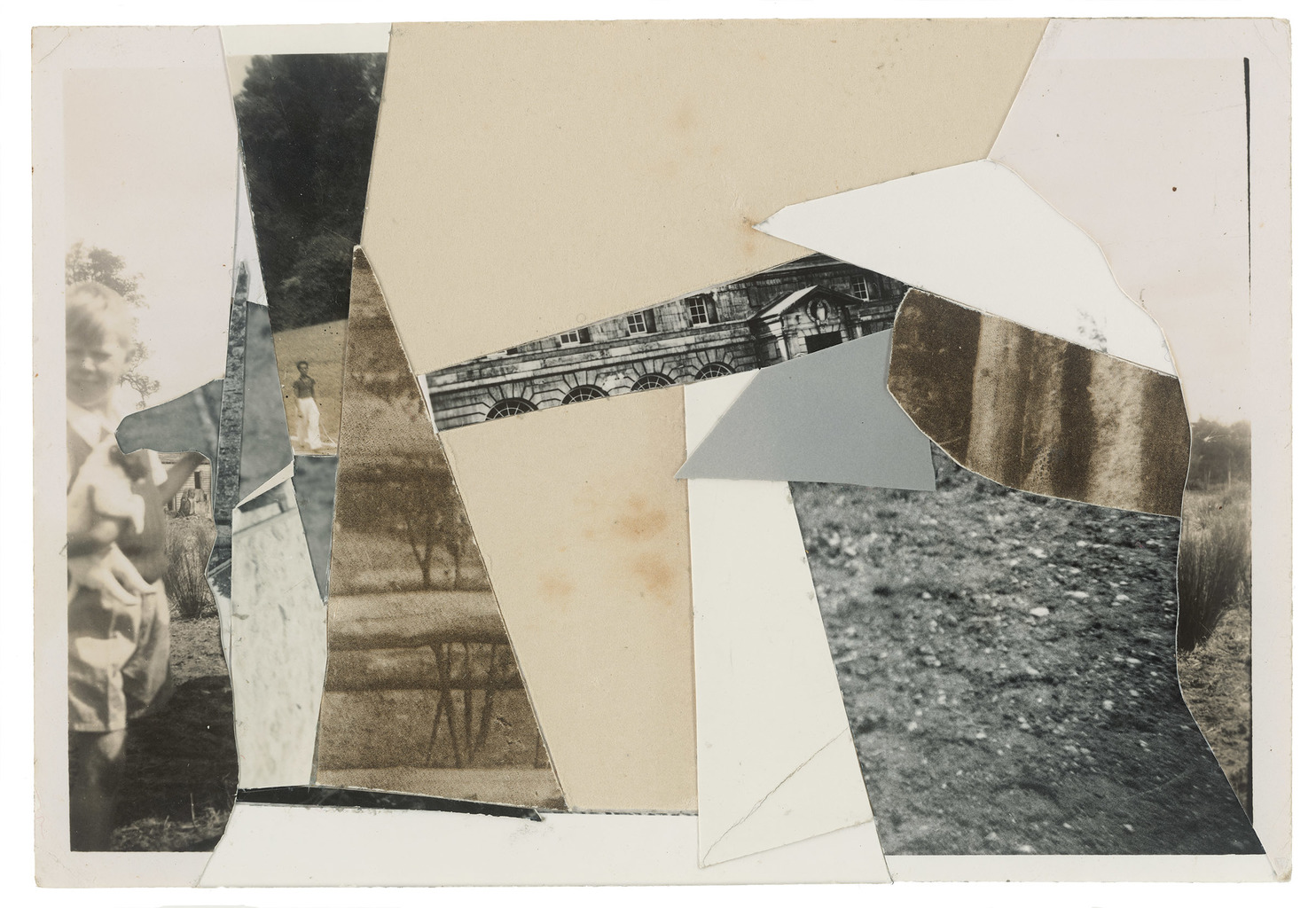 BoyDog, 2011, Collage, 9 x 13.1 cm.
