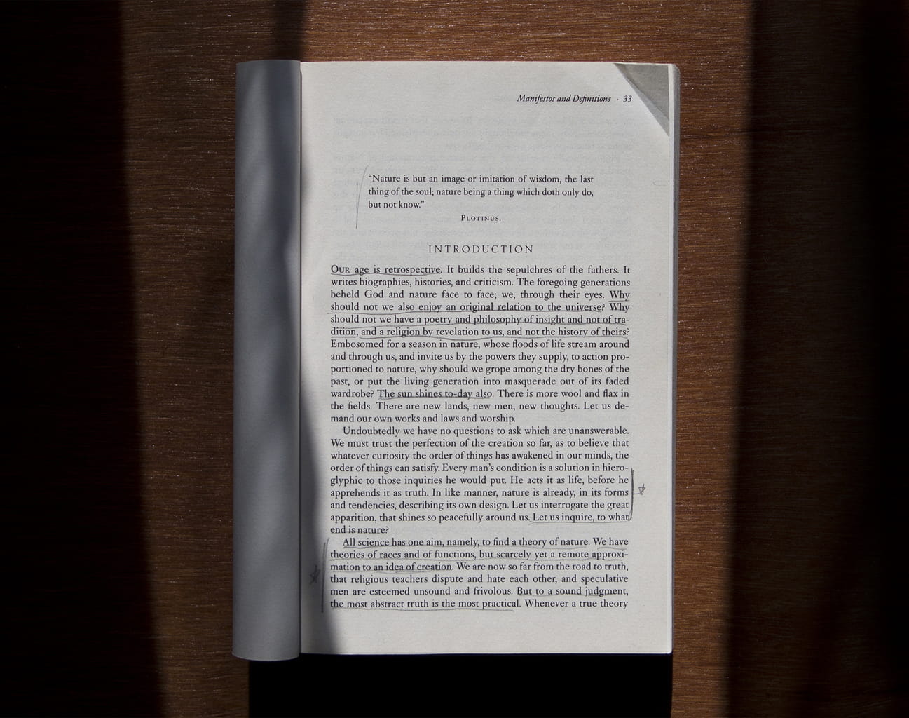 Introduction to Nature by Ralph Waldo Emerson