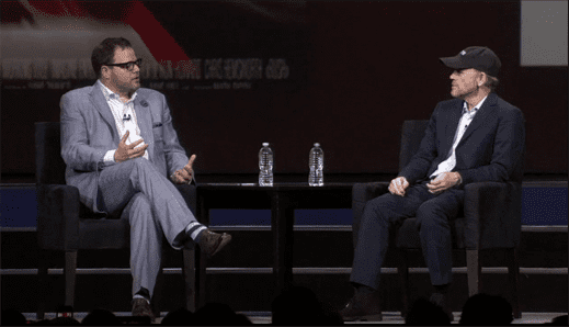 Jay interviewing Ron Howard