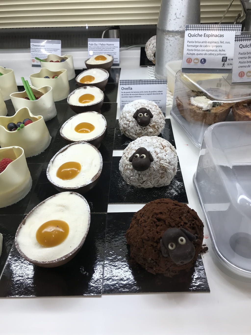 Eggs and Sheep go together like Chocolate and Peanut Butter