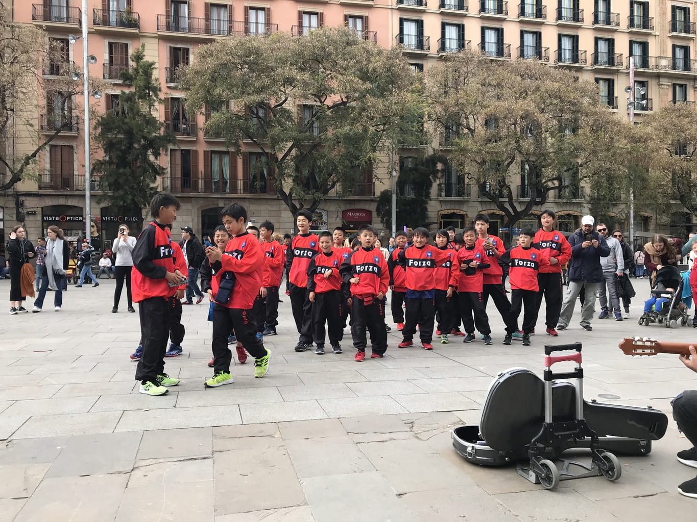 Youth Soccer teams were everywhere