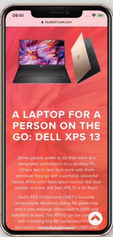 Second grid after applying CSS styles