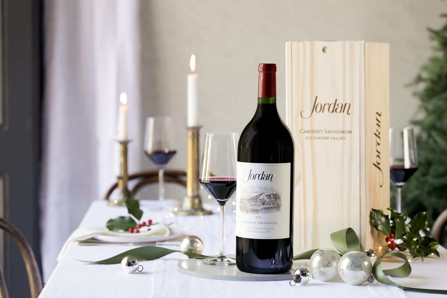 Wooden Wine Box Sets Jordan Vineyard & Winery