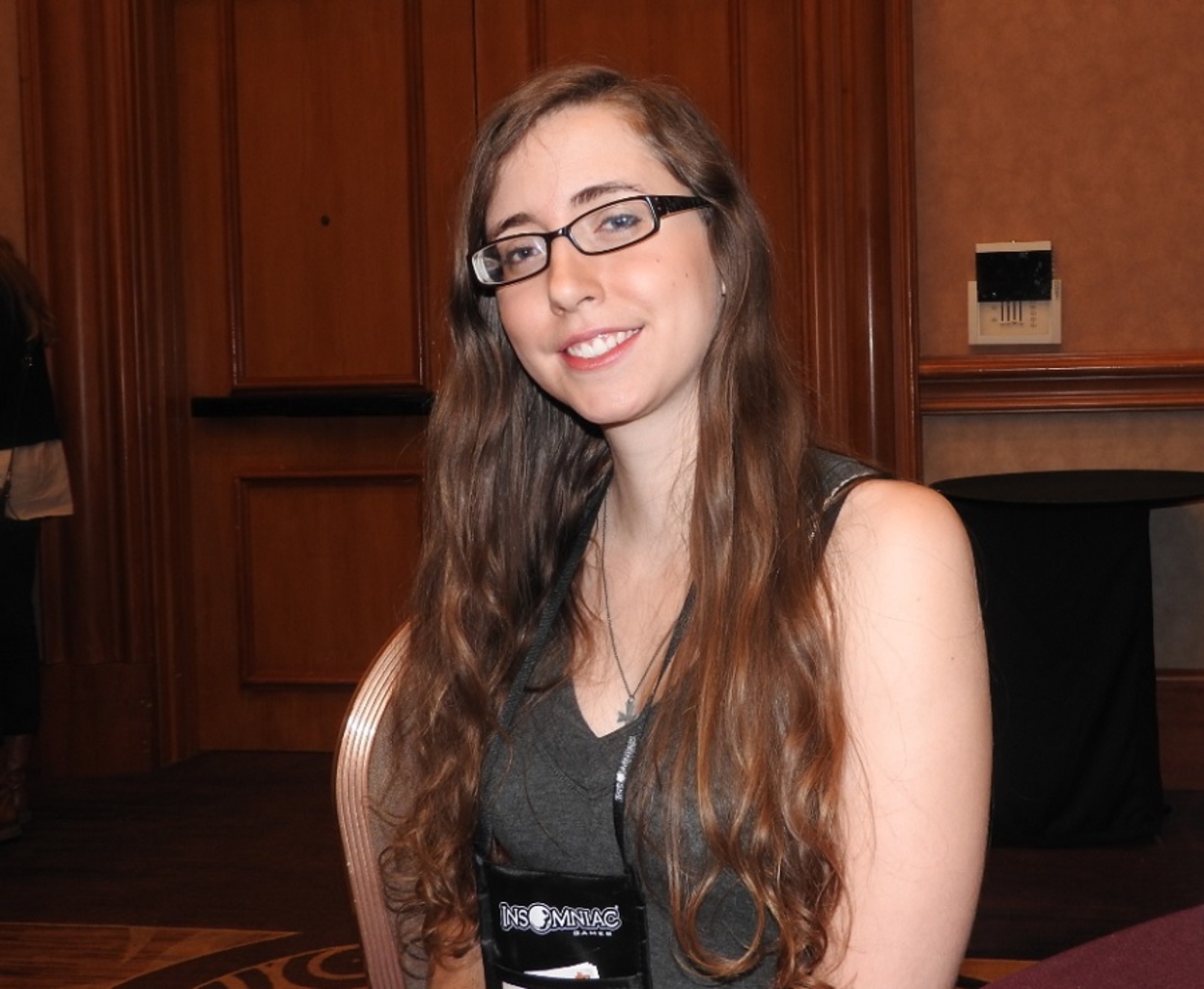 Above: Renee Gittins is making a game called Potions: A Curious Tale. (Image Credit: Dean Takahashi)