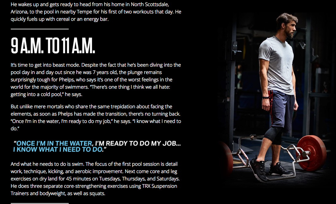 “People connect to hard work and sacrifice.” @HarryRoman @Droga5 @Under Armour @MichaelPhelps